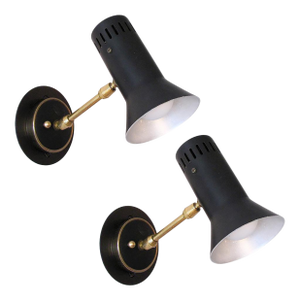 Pair of Italian Wall Lights, 1950