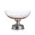 Silver Fruit Bowl with Topaz Silver and Crystal For Sale - Image 6 of 6