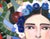 2020s Medusa, Inspired Frida, Vintage Style Mid Century Modern Oil Portrait by Alexandra Swistak For Sale - Image 5 of 6