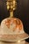 Vintage Spanish Hand-Painted Porcelain Lamp with Floral Motifs, 1950s For Sale - Image 4 of 8