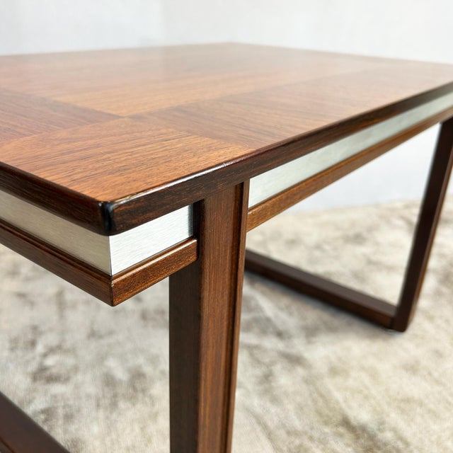 Wood Rosewood Table from Möbelfabriks AB Carlsson & Co, 1970s For Sale - Image 7 of 11