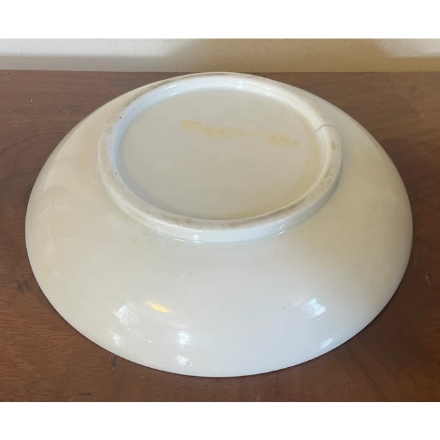 Antique 19th Century Chinese Monochrome White Blanc De Chine Porcelain Low Bowl For Sale - Image 14 of 18