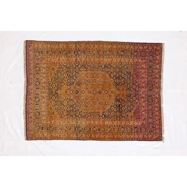 Purple 1940s Vintage Persian Tabriz Rug For Sale - Image 8 of 8