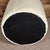 Animal Skin New Round Cream Italian Leather Ottoman Made in Usa 21 Inch Diameter Footstool Accent Decor For Sale - Image 7 of 8
