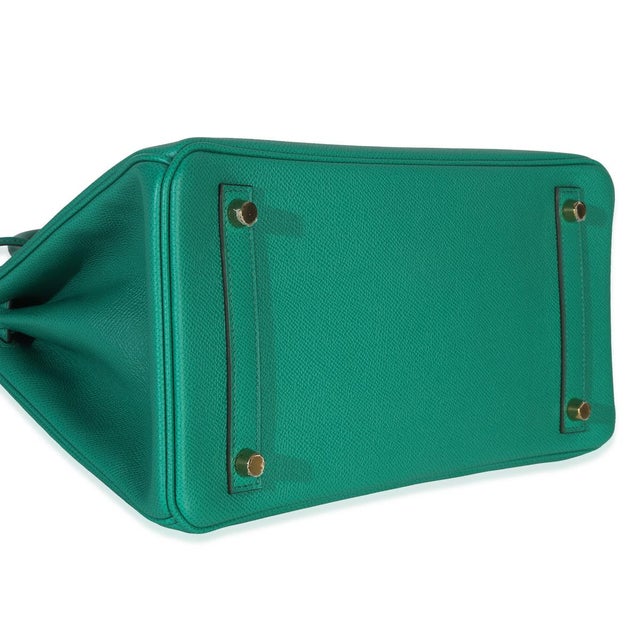 Vert Jade Epsom Birkin 30 GHW For Sale In New York - Image 6 of 9