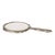 Art Nouveau Style Hand Mirror in White Metal, France, 1940s For Sale - Image 9 of 13