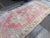 Salmon Handmade Tribal Vintage Floral Rug For Sale - Image 8 of 11