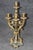Pair 1920's French Louis XV Style Marble and Bronze Candelabras For Sale - Image 4 of 9