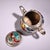 Metal Late 19th Century Asian Silver-Plated Enamel Teapot With Fish Motif For Sale - Image 7 of 10