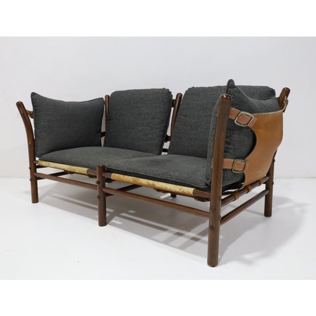 1960s Midcentury Modern Settee Model ‘Ilona’ by Arne Norell, 1960s For Sale - Image 5 of 12