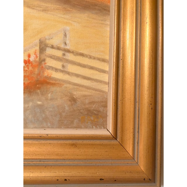 Late 20th Century California High Desert Landscape Oil on Canvas, Signed by Artist For Sale - Image 9 of 9