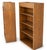 Wood 1970s Pair of 2 Vintage Oak-Grain Bookcases – Matching Pair For Sale - Image 7 of 9