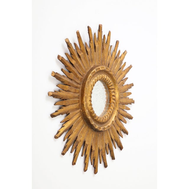 Gold Early 20th Century French Sunburst MIrror For Sale - Image 8 of 10
