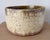 Signed Studio Pottery Bowl in Speckled Cream and Ochre Glaze For Sale - Image 4 of 8