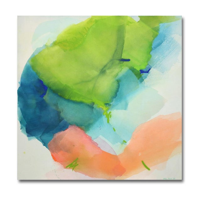 "Big Belly" Original Contemporary Abstract Painting by Mel Rea For Sale - Image 4 of 4