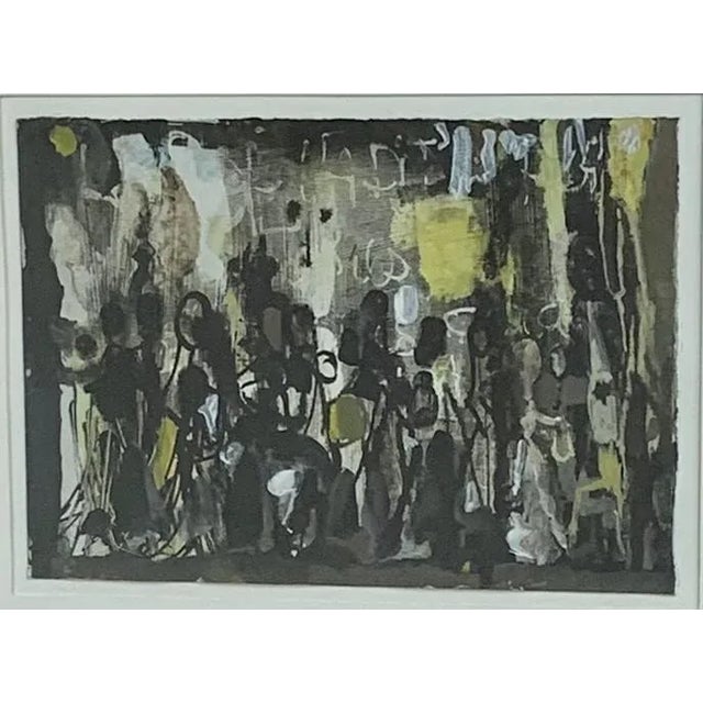 Paper Olga Reiwald, Point jaune, 1950, Watercolor on Paper, Framed For Sale - Image 7 of 7