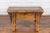 Wood Chinese Qing Dynasty 19th Century Carved Low Elm Table with Ming Stone Inset For Sale - Image 7 of 13