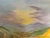 Blue 1980s Original Landscape Painting in Pastel Tones, Signed and Dated For Sale - Image 8 of 11