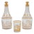 Bohemian Carafes with Drinking Glass, Set of 3 For Sale