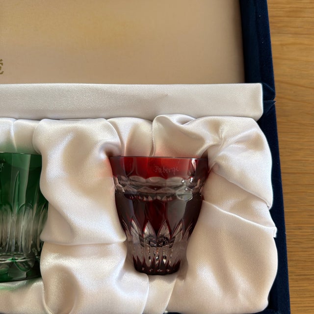 2000 - 2009 Fabergé 4-Piece Na Zdorovya Vodka Shot Glass Set For Sale - Image 5 of 7