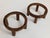 Karl Springer Pair of Vintage Mint Green Ceramic Planters on Wrapped Wood Stands For Sale - Image 4 of 17
