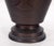 Bronze Early 20th Century Large Brass or Bronze Asian Two Handles Vase Urn Birds Motif Reliefs Clean! For Sale - Image 8 of 12