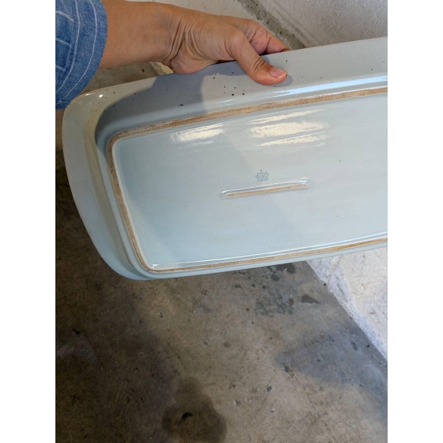 1970s Baking Dish Rectangular Stoneware Désirée Denmark Thule Mid-Century Modern 1970s For Sale - Image 5 of 10