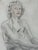 A wonderful drawing of a female figure. Done for a college art class in 1944 by Jean MacDougall. Pencil on paper. Unframed.