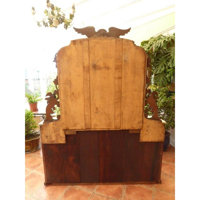 Antique Early 19th Century Carved Walnut and Marble Chiffonier, 1830 For Sale - Image 9 of 18
