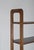 Wood Danish Freestanding Wall Rack with Brass Accents, 1960s For Sale - Image 7 of 9