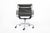 Herman Miller Dark Gray Leather Office Chair Eames for Herman Miller Aluminum Group Soft Pad For Sale - Image 4 of 10
