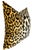 Traditional Leopard Velvet Pillow Cover, 22x22 Pillow For Sale - Image 3 of 4