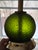 Mid-Century Modern Vintage Swedish Green Textured Glass Table Lamps - A Pair For Sale - Image 3 of 12