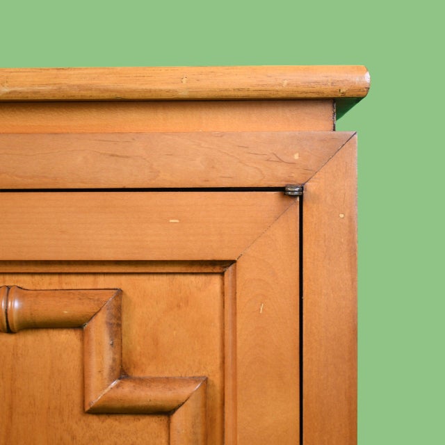 Ornamental & Decorative Materials Late 20th Century Faux Bamboo and Rattan Credenza by Ficks Reed For Sale - Image 7 of 7