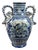 Savona Majolica Amphora Vase with Intertwined Snake Handles, 1700s For Sale