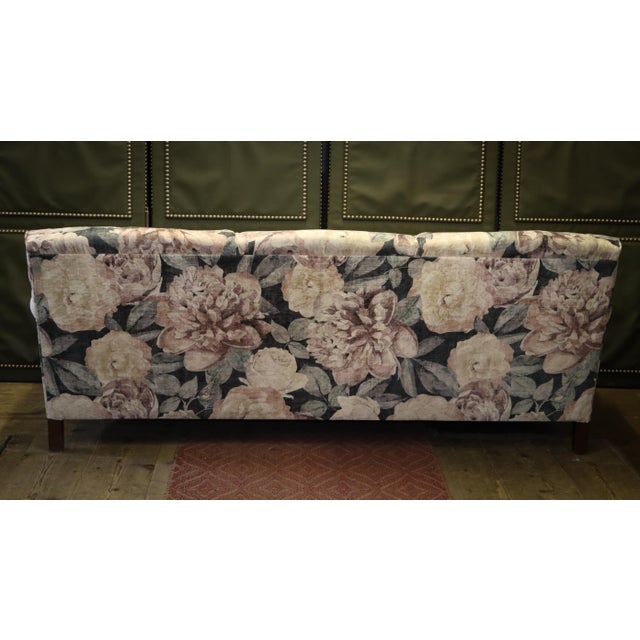 Vintage Three-Seater Sofa in Floral Velvet, 2010s For Sale - Image 15 of 18