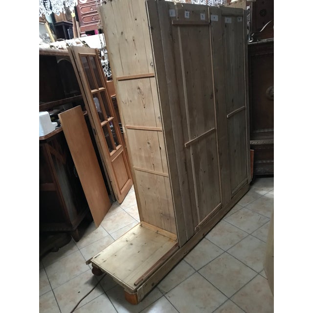 Large Bookcase with Glass Fronts, 1930s For Sale - Image 18 of 18