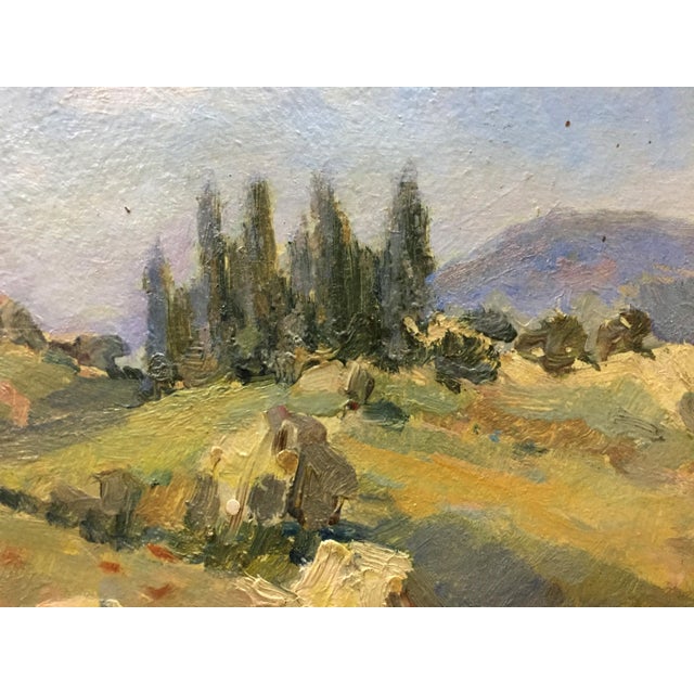 Impressionist 1960s Oil Painting Mountain For Sale - Image 3 of 11