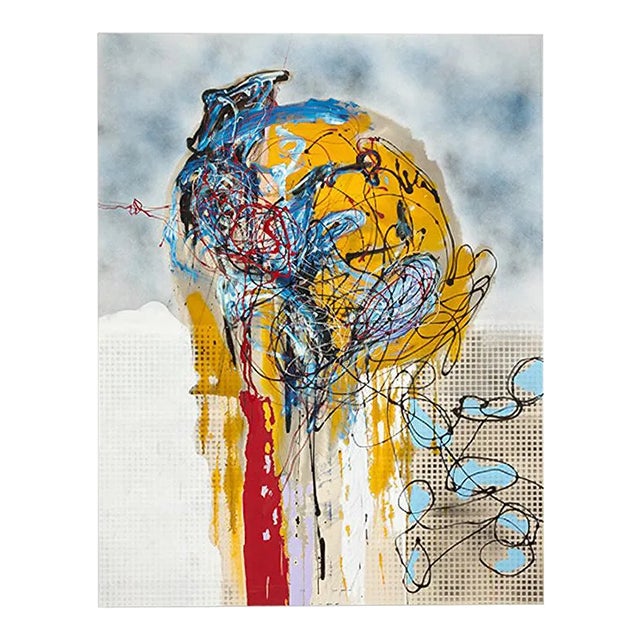 Ideas, Mixed Media on Canvas For Sale