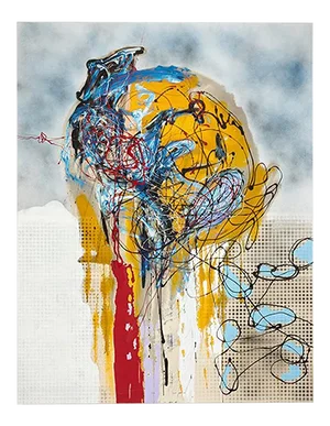 Ideas, Mixed Media on Canvas