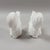 Mid 20th Century Pair of Italian White Glazed Terracotta Squirrel Figurines For Sale - Image 5 of 7