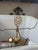 Metal 1980s Marbro Hand Carved Solid Alabaster White Lamp with Base For Sale - Image 7 of 8