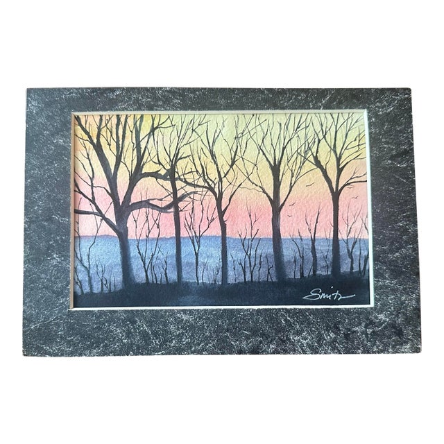 Original Watercolor Landscape by Nancy Smith For Sale