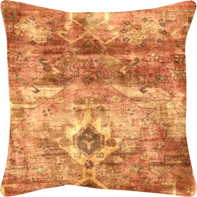 1960s Turkish Oushak Pillow For Sale