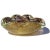 Murano Murano Dark Purple Swirling Pattern Heavy Gold Flecks Vintage Italian Art Glass Bowl Catchall Ashtray For Sale - Image 4 of 11