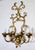Metal 5-Light Wall Sconce in Gilded, Decorated Wrought Iron in the style of Banci Florence For Sale - Image 7 of 8