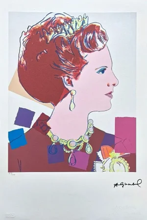 After Andy Warhol, Queen Margarethe Brown , 1980s, Lithograph