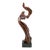 1970s Costa Rican Henry Villalobos Cypress Wood Abstract Sculpture Titled Ceremony For Sale