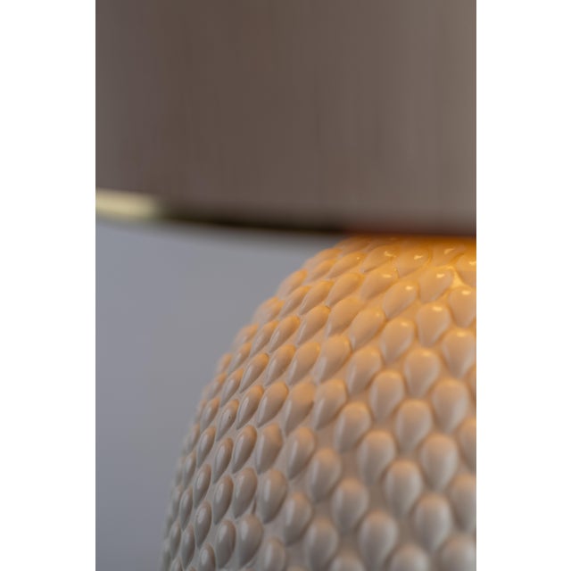Large Vintage Italian Ceramic Table Lamp, 1970s For Sale - Image 6 of 13