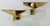 1980s Postmodern Pierre Disderot Verre Lumiere French Gold Wall Lamps - a Pair For Sale - Image 12 of 13